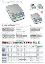 Kern Precision scales PCB 240-3B Weight range 240 g Readability 0.001 g mains-powered, rechargeable Silver KB 240-3N Datenbogen