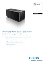 Philips Wireless Rear Audio module RWSS9500 RWSS9500/00 Leaflet