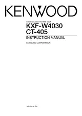 Kenwood KXF-W4030 Manual Do Utilizador