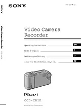 Sony CCD-CR1E Manual De Usuario
