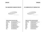 Samsung CAMCORDER Manual Do Utilizador