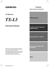 ONKYO TX-L5 Manual De Usuario