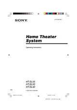Sony HT-SL55 Manuel D’Utilisation