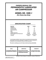 DeVillbiss Air Power Company 102D-1 Manual De Usuario