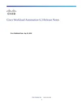 Cisco Cisco Workload Automation 6.3 产品宣传册