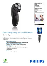 Philips Electric shaver HQ6926 HQ6926/16 Data Sheet