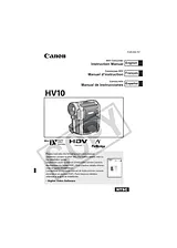 Canon HV10 Справочник Пользователя