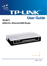TP-LINK td8817 사용자 설명서