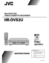 JVC hr-dvs3u Manual Do Utilizador