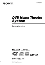 Sony DAV-DZ531W Manual Do Utilizador