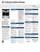 Bosch HIIP054U 产品数据表