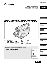 Canon MV830i 取り扱いマニュアル