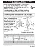 Electrolux EW30EW55PS Installation Instruction