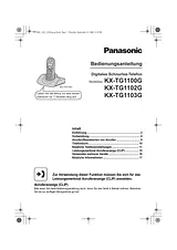 Panasonic KXTG1103G Mode D’Emploi