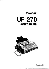 Panasonic UF-270 사용자 설명서