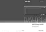 Sony dav-lf1h 사용자 설명서