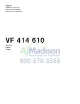 Gaggenau VF414610 Installation Instruction