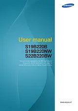 Samsung S19B220NW Manual Do Utilizador
