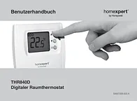 Homexpert By Honeywell Room thermostat Surface-mount 24 h mode 5 up to 35 °C Homexpert by Honey THR840DBG User Manual