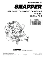 Snapper ERZT185440BVE User Manual