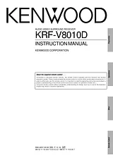 Kenwood KRF-V8010D Manual Do Utilizador