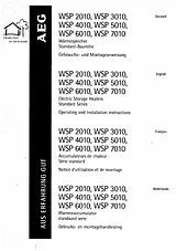 AEG WSP 2010 Manuale Utente