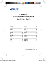 ASUS Cerberus Keyboard Guide D’Installation Rapide