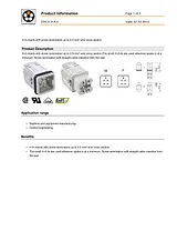 Lappkabel EPIC® H-A 4 BS Socket insert 10432000 Scheda Tecnica