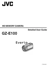 JVC GZ-E100 User Guide