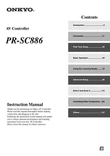 ONKYO PR-SC886 Manual Do Utilizador
