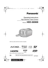 Panasonic HDC-SD800 Betriebsanweisung