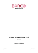 Barco 7000 User Manual