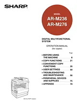 Sharp AR-M236 Справочник Пользователя