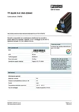 Phoenix Contact EMC filter TT-SLKK 5-C 3N3-230AC 2798792 2798792 Data Sheet