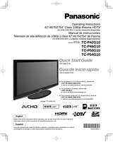 Panasonic TC-P42G10 Mode D'Emploi