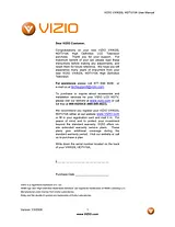 VIZIO VXW20L Benutzerhandbuch