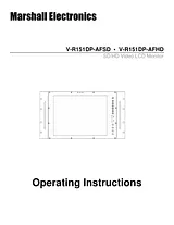 Marshall electronic V-R151DP-AFHD User Manual