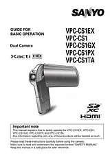 Sanyo VPC-CS1GX Manual Do Utilizador