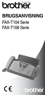 Brother FAX-T104 Manual Do Utilizador