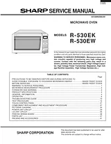 Sharp R-530EK Manuale Utente