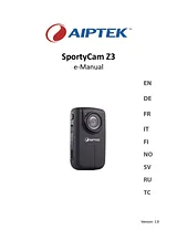 Aiptek SportyCam Z3 400463 数据表