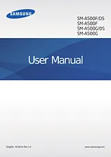 Samsung SM-A500F Справочник Пользователя