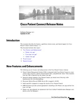 Cisco Cisco Patient Connect 1.3 Release Notes