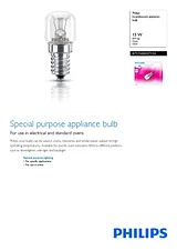 Philips Incandescent appliance bulb 8711500037114 8711500037114 Folheto