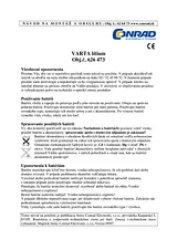 Varta -CR123A 6205.301.401 Leaflet