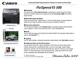 Canon FlatSpread FS-500 Brochura