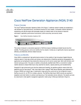 Cisco Cisco NetFlow Generation Appliance (NGA) 3140 Ficha De Dados