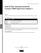Cisco CATALYST 5000 100BASE-TX SUP MODULE Specification Guide