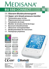 Medisana BU550 Blood Pressure Monitor 51290 Hoja De Datos