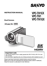 Sanyo VPC-TH1EX Manual Do Utilizador